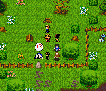 The fallen Doraemon and his friends